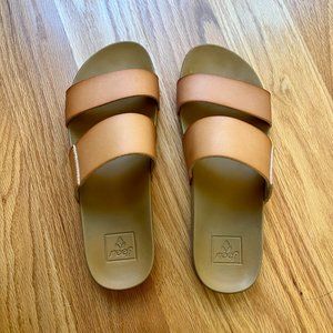 Reef womens cushion vista slide sandals size 7